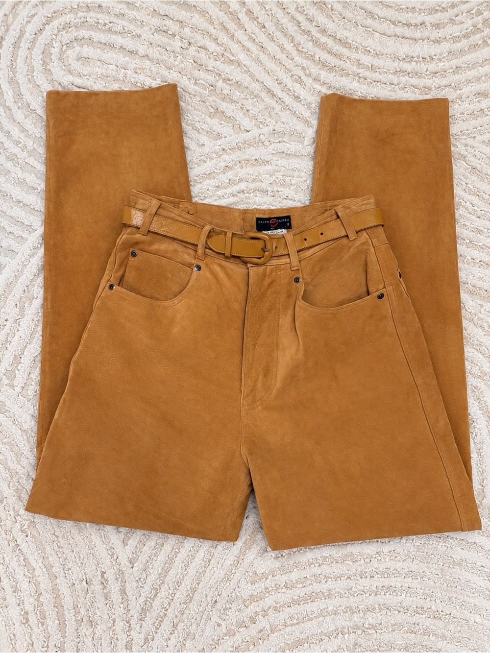 Palmer & Palmer Australia 100% Genuine Leather Brown Wide Leg Pants – Size 6